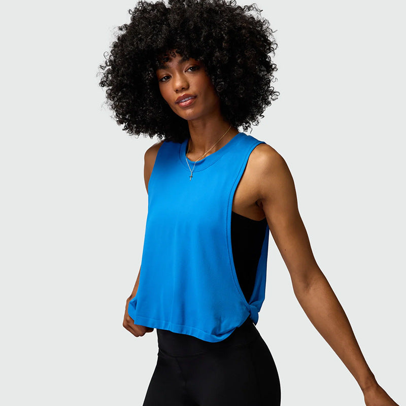 Loose Sleeveless Sports Vest for Women