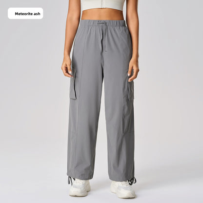 Loose Straight-Leg Workwear Casual Pants for Women