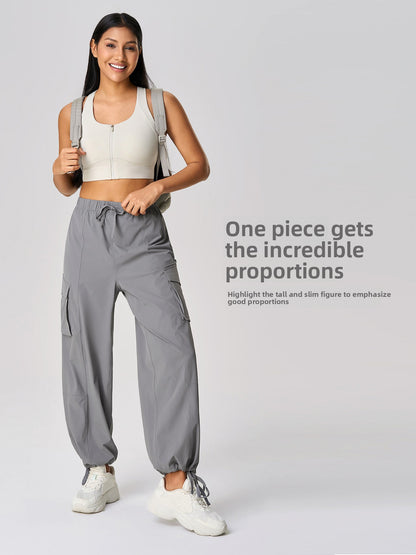 Loose Straight-Leg Workwear Casual Pants for Women