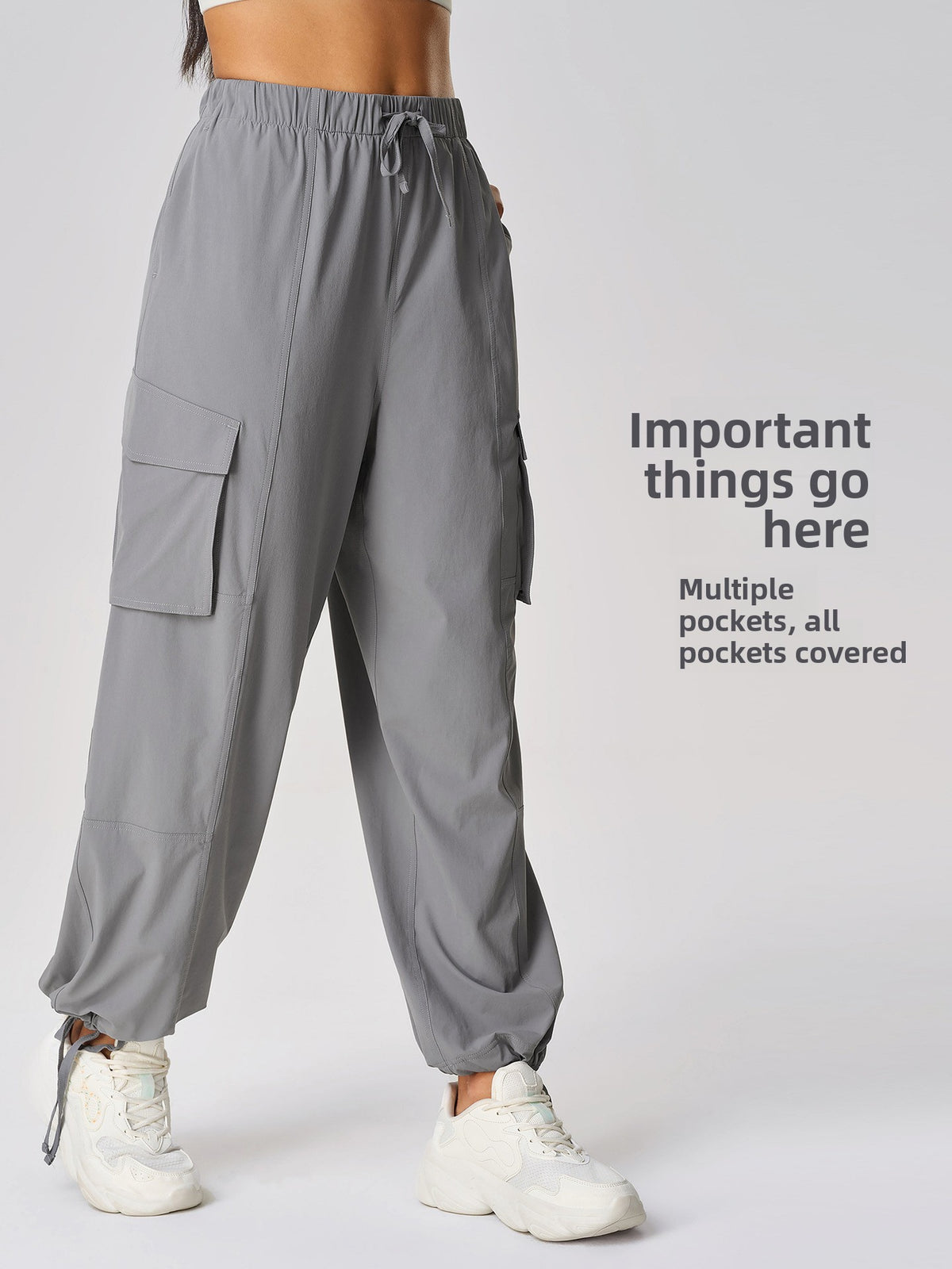 Loose Straight-Leg Workwear Casual Pants for Women