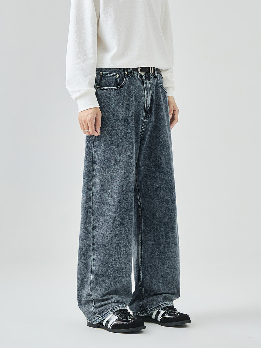 Loose Straight Long Pants