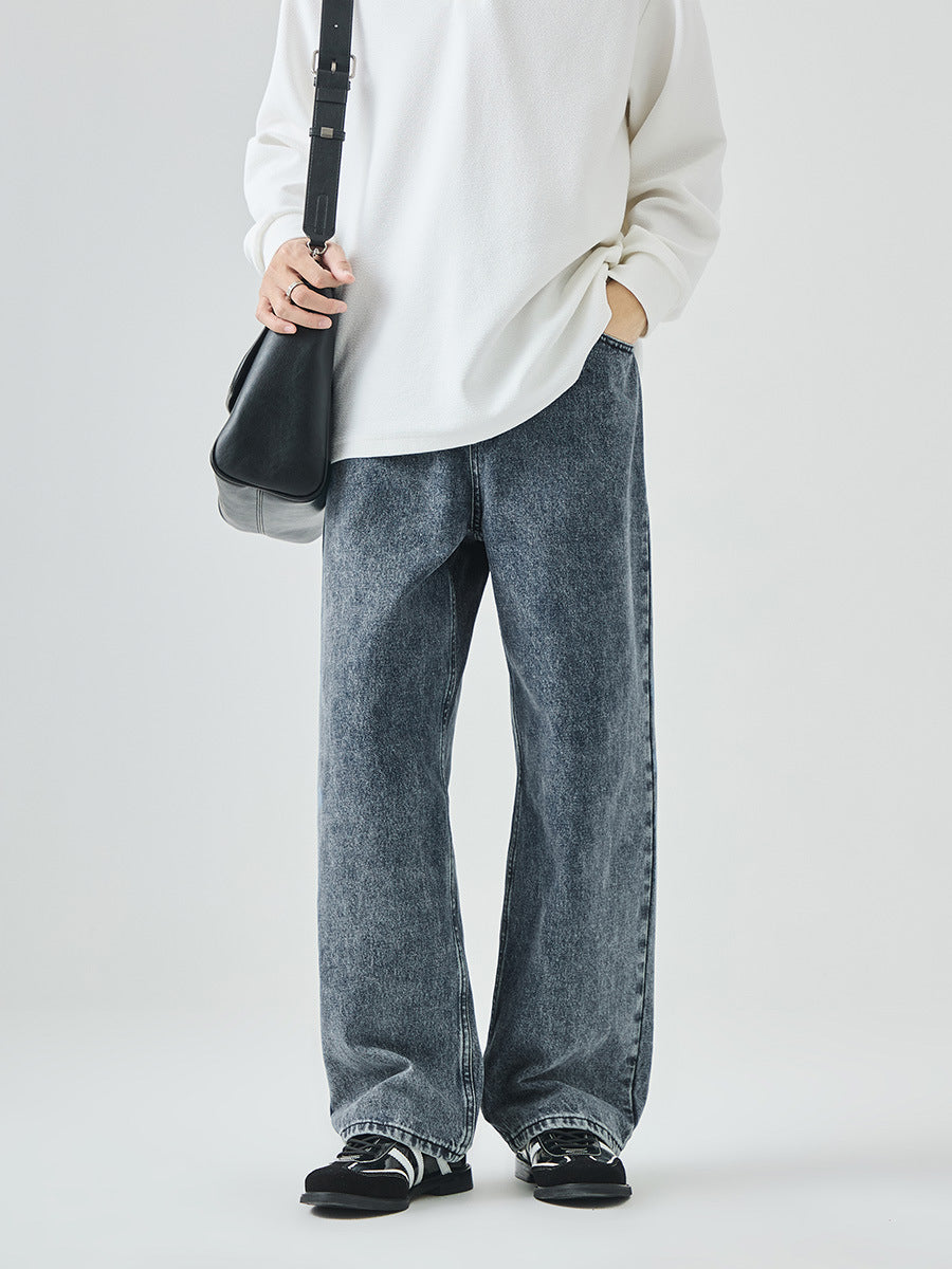 Loose Straight Long Pants