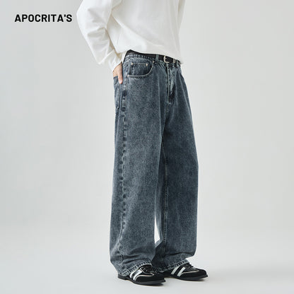 Loose Straight Long Pants