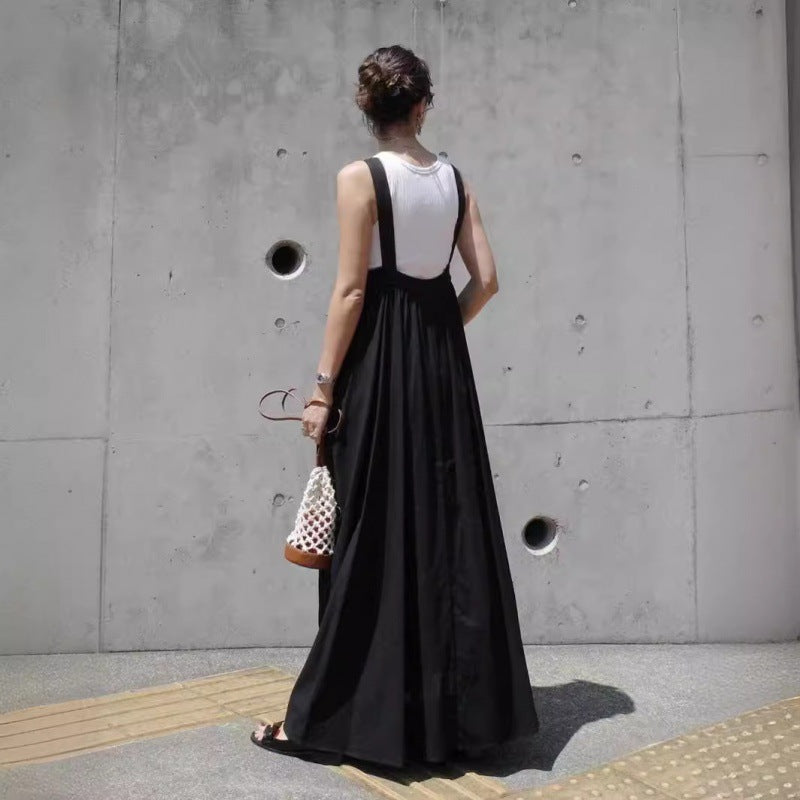 Loose strappy A-line dress