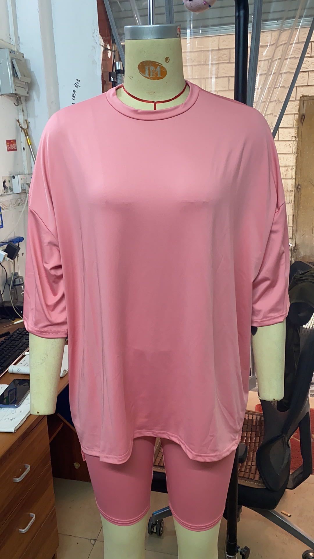 Loose T-Shirt + Tight Shorts