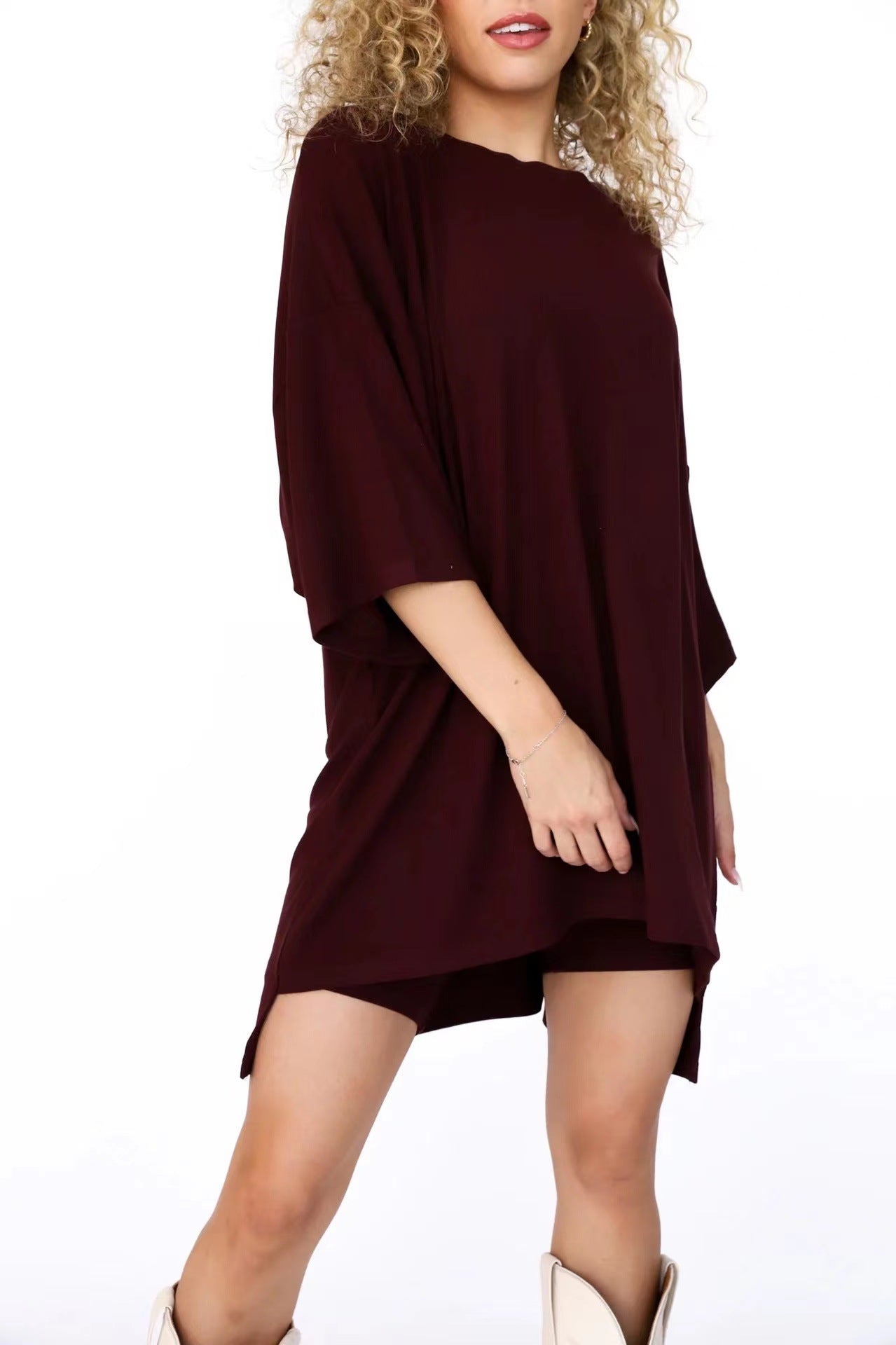 Loose T-Shirt + Tight Shorts