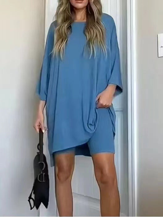 Loose T-Shirt + Tight Shorts