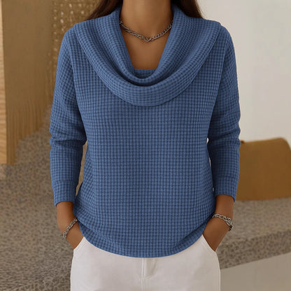 Loose waffle sleeveless top