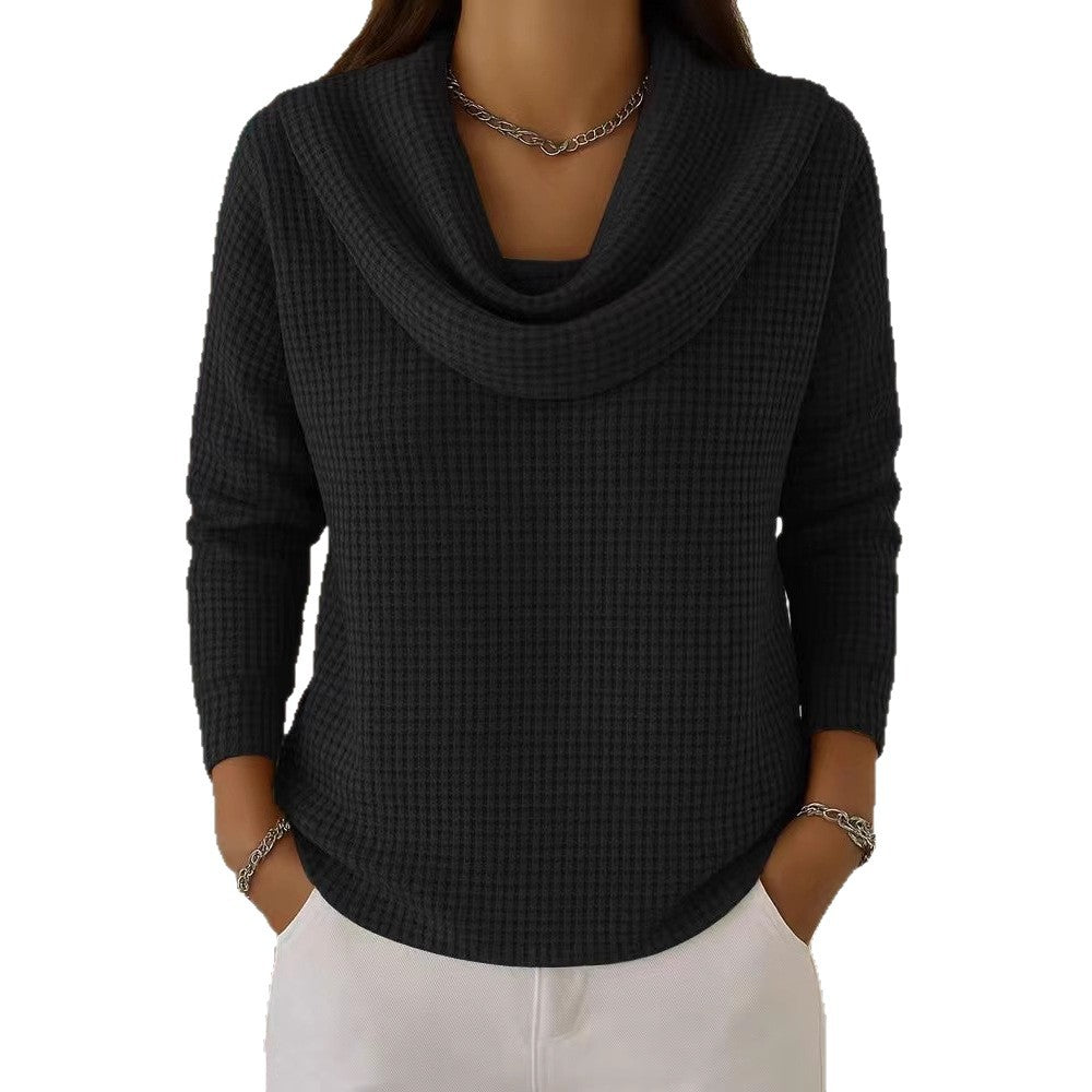 Loose waffle sleeveless top