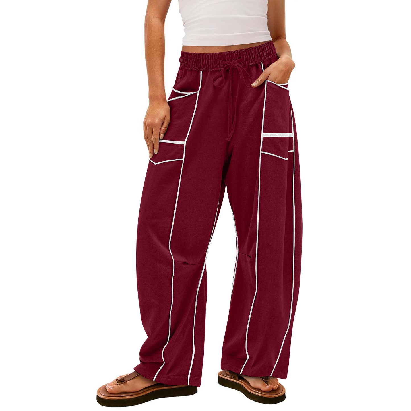 Loose Wide-Leg Casual Pants