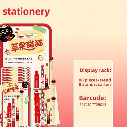 Lopet 0.5mm Retractable Gel Pen Set for Students