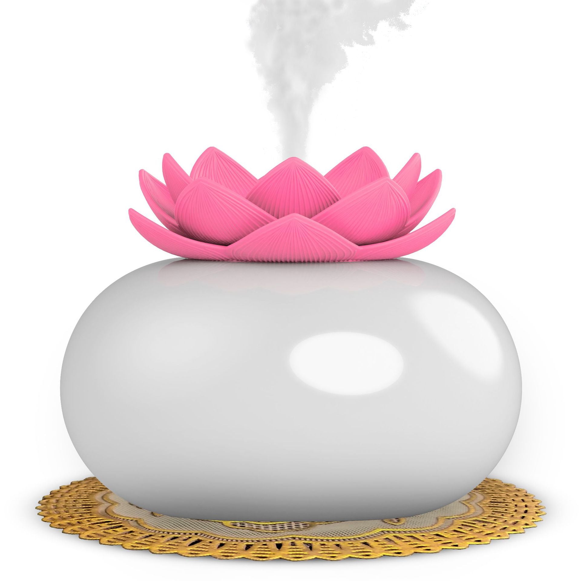Lotus Ceramic Aroma Diffuser with Humidifier