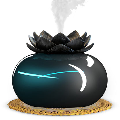 Lotus Ceramic Aroma Diffuser with Humidifier