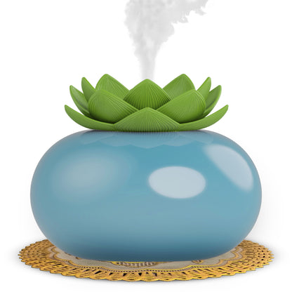 Lotus Ceramic Aroma Diffuser with Humidifier