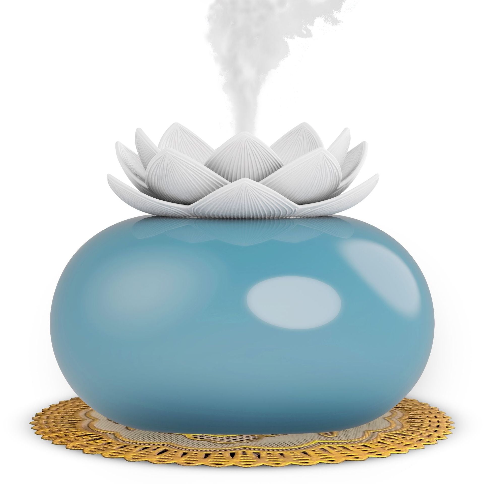 Lotus Ceramic Aroma Diffuser with Humidifier
