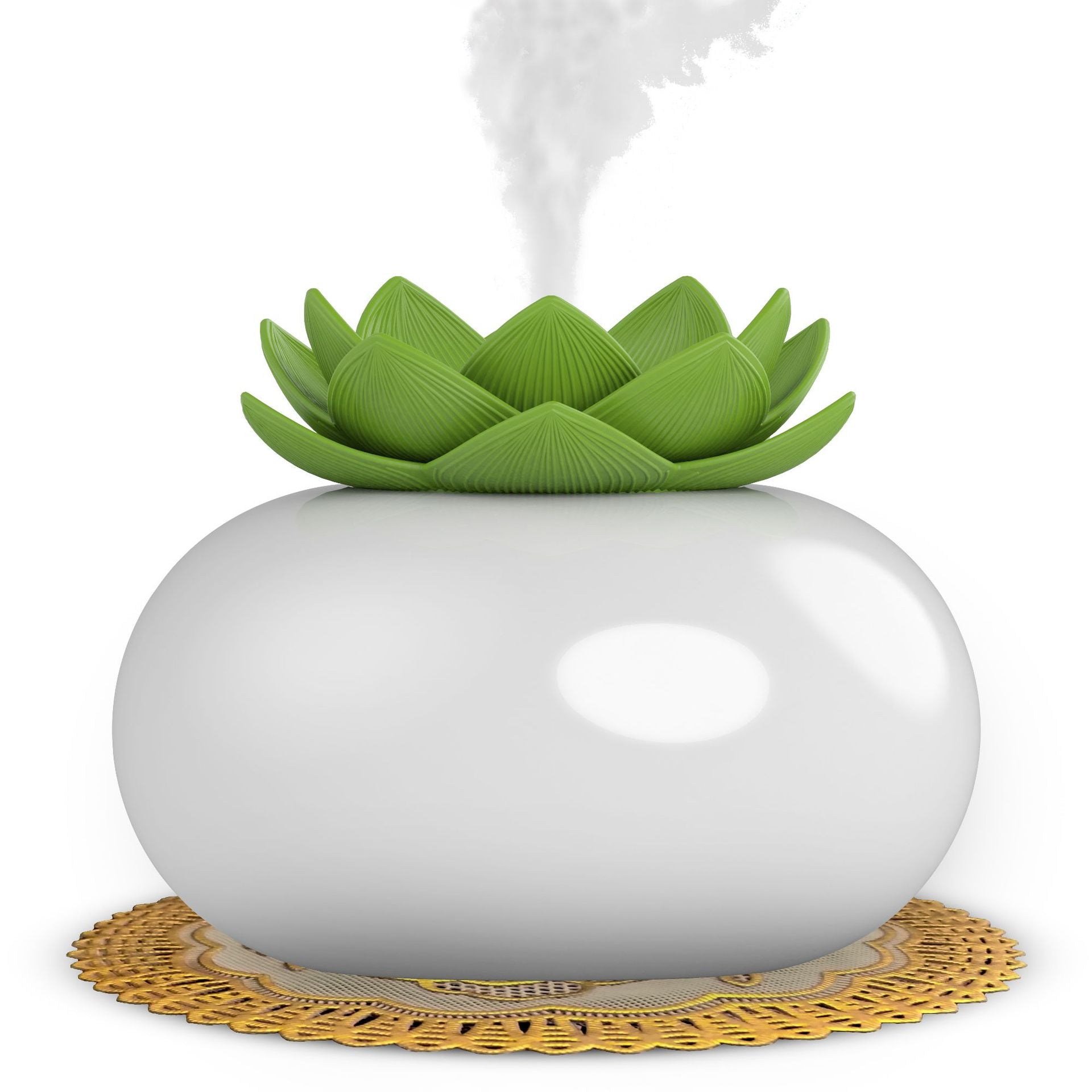 Lotus Ceramic Aroma Diffuser with Humidifier