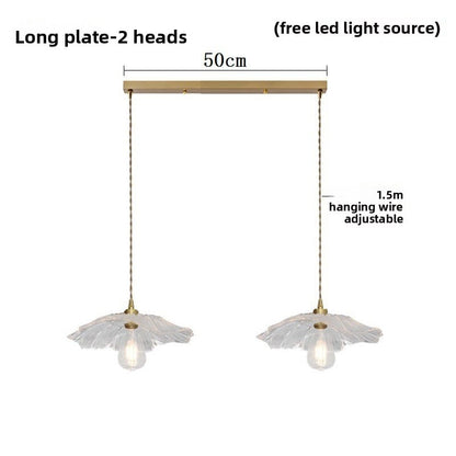 Lotus leaf led aisle light