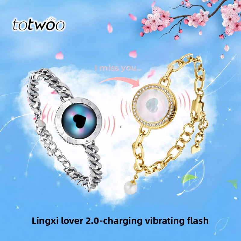 Love bracelet detects vibrations for long-distance relationship