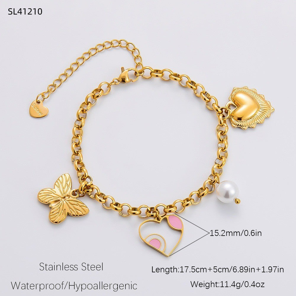 Love charm jewelry for women