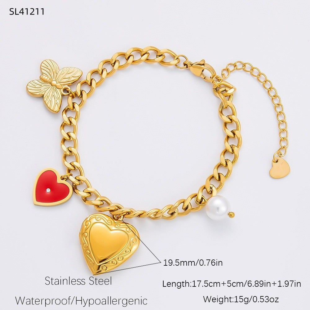 Love charm jewelry for women