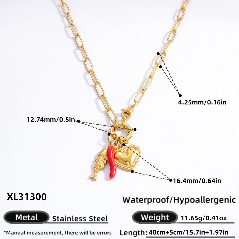 Love charm jewelry for women