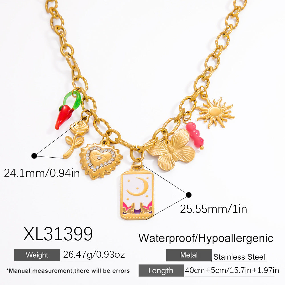 Love charm jewelry for women