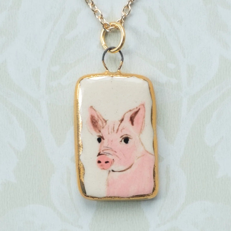 Love Flower Animal Series Pendant