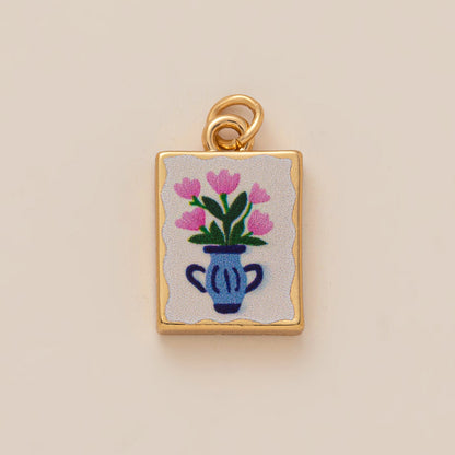 Love Flower Animal Series Pendant