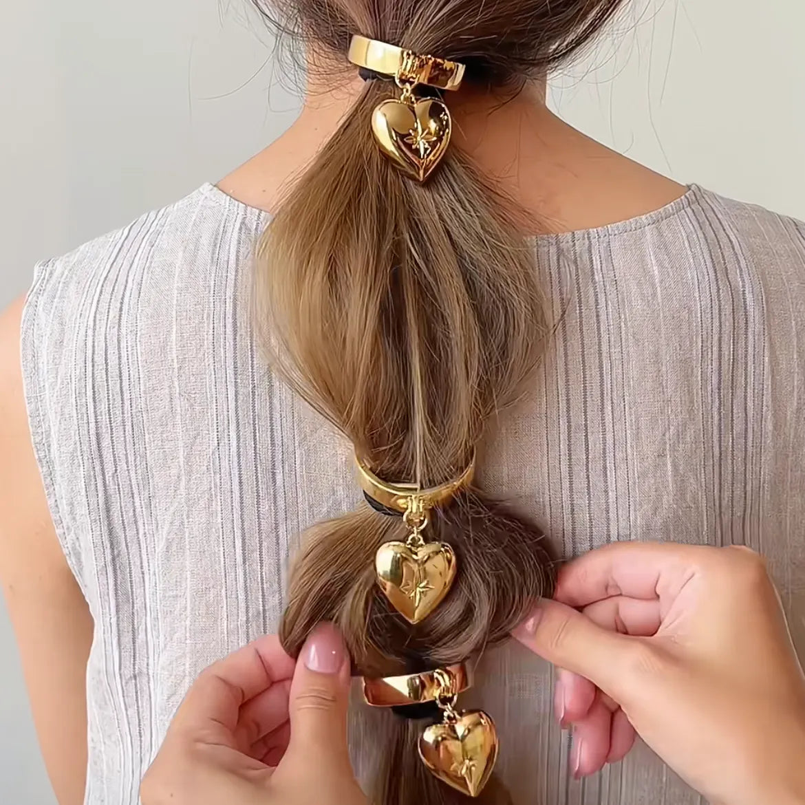 Love hair rope hair accessories