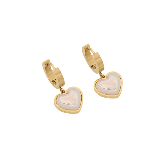 Love Heart Pearl Pendant Necklace