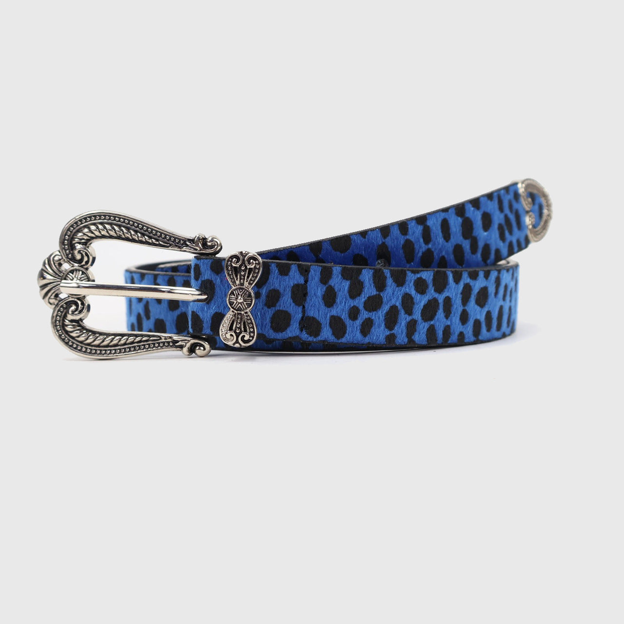 Love Heart Retro Leopard Print Belt