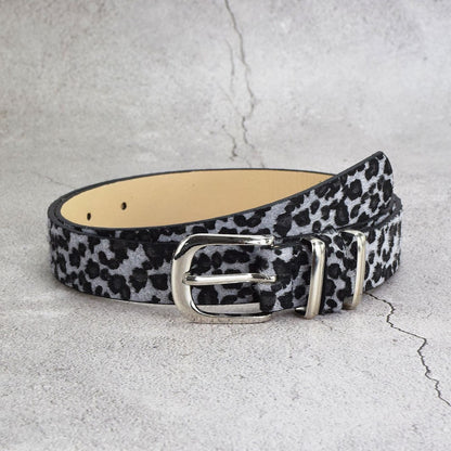 Love Heart Retro Leopard Print Belt