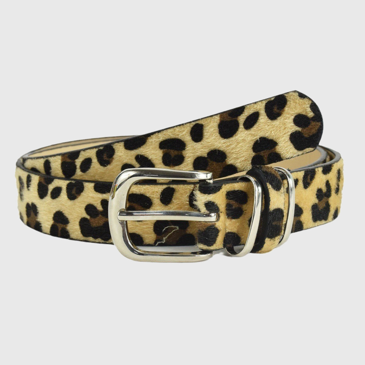 Love Heart Retro Leopard Print Belt
