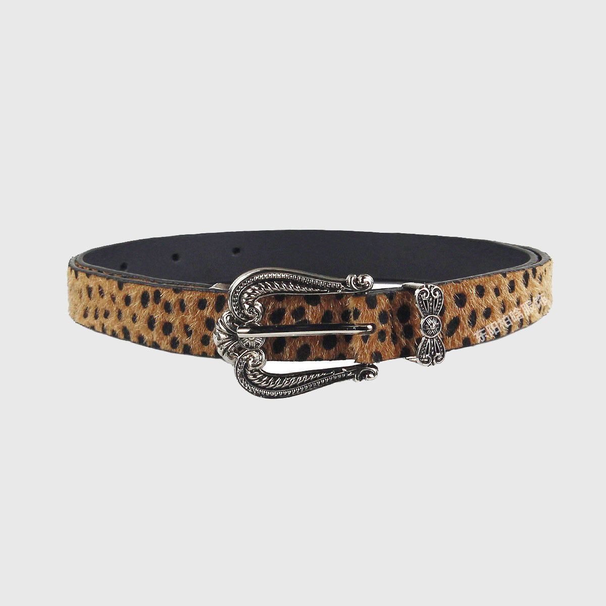Love Heart Retro Leopard Print Belt