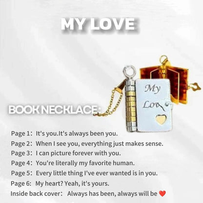 Love Letter Envelope Titanium Steel Necklace