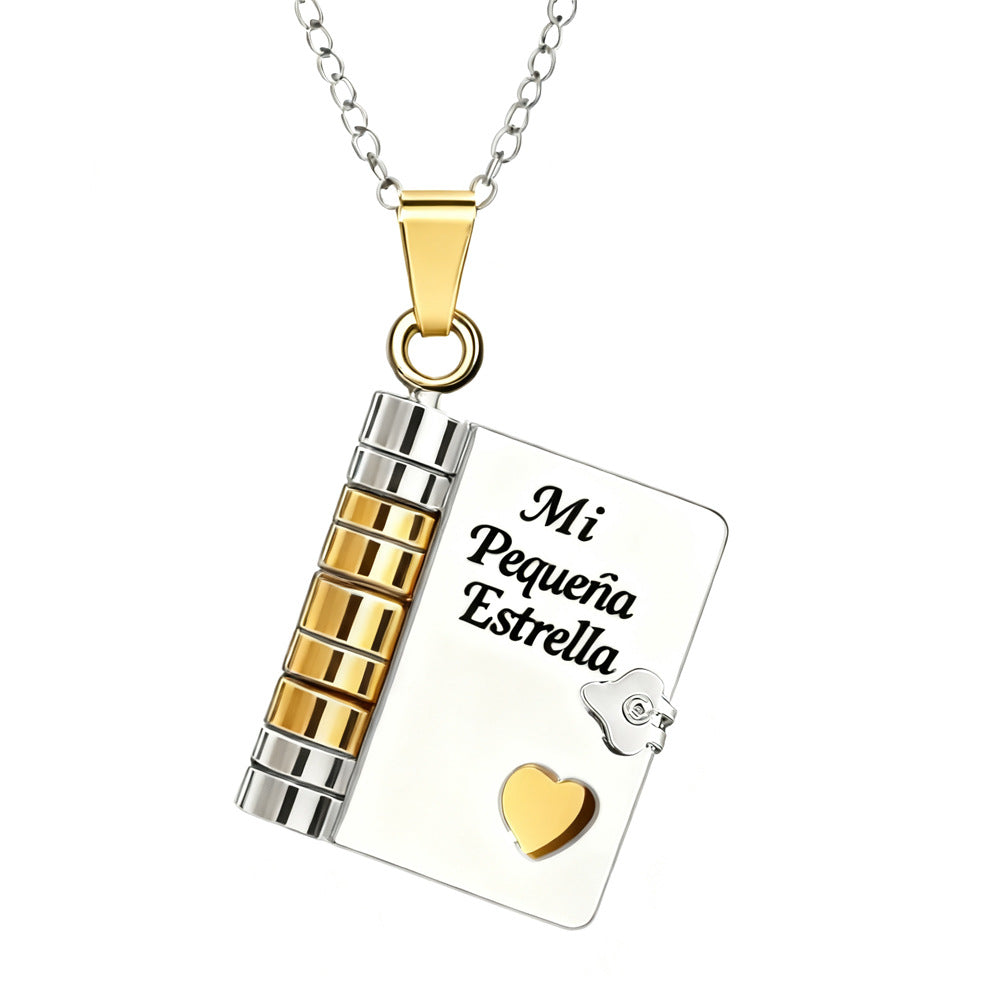 Love Letter Envelope Titanium Steel Necklace