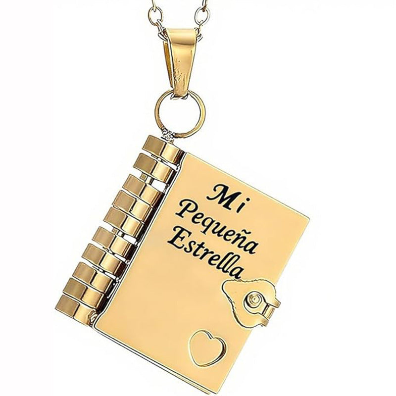 Love Letter Envelope Titanium Steel Necklace