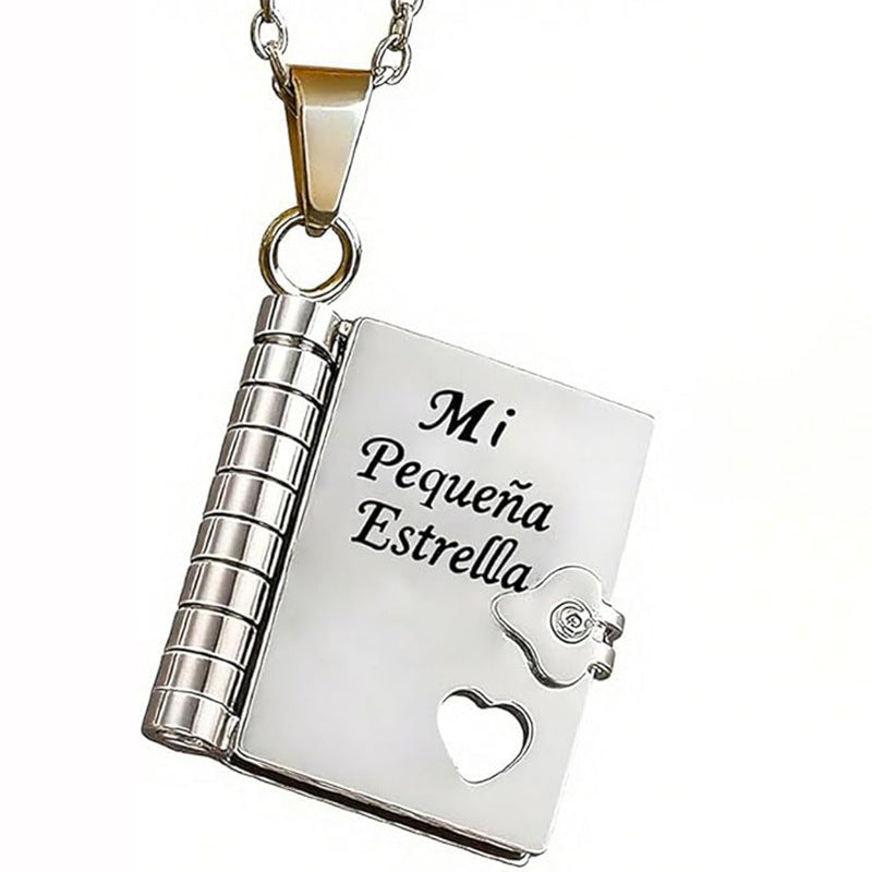 Love Letter Envelope Titanium Steel Necklace
