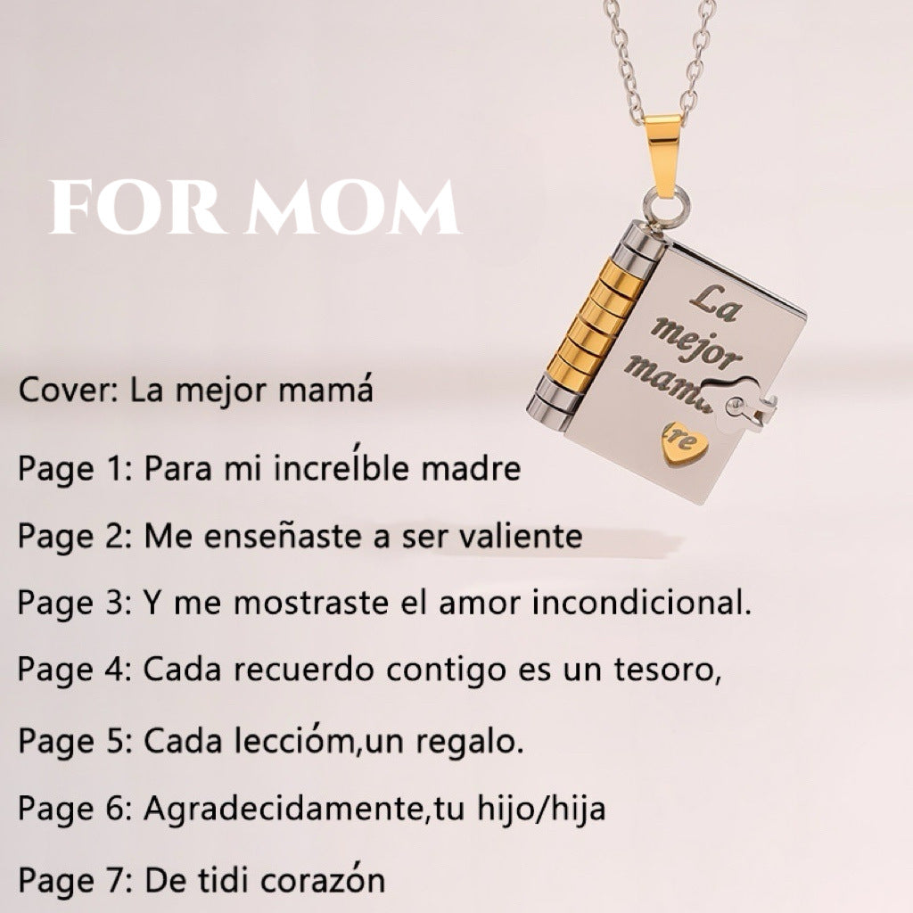 Love Letter Envelope Titanium Steel Necklace