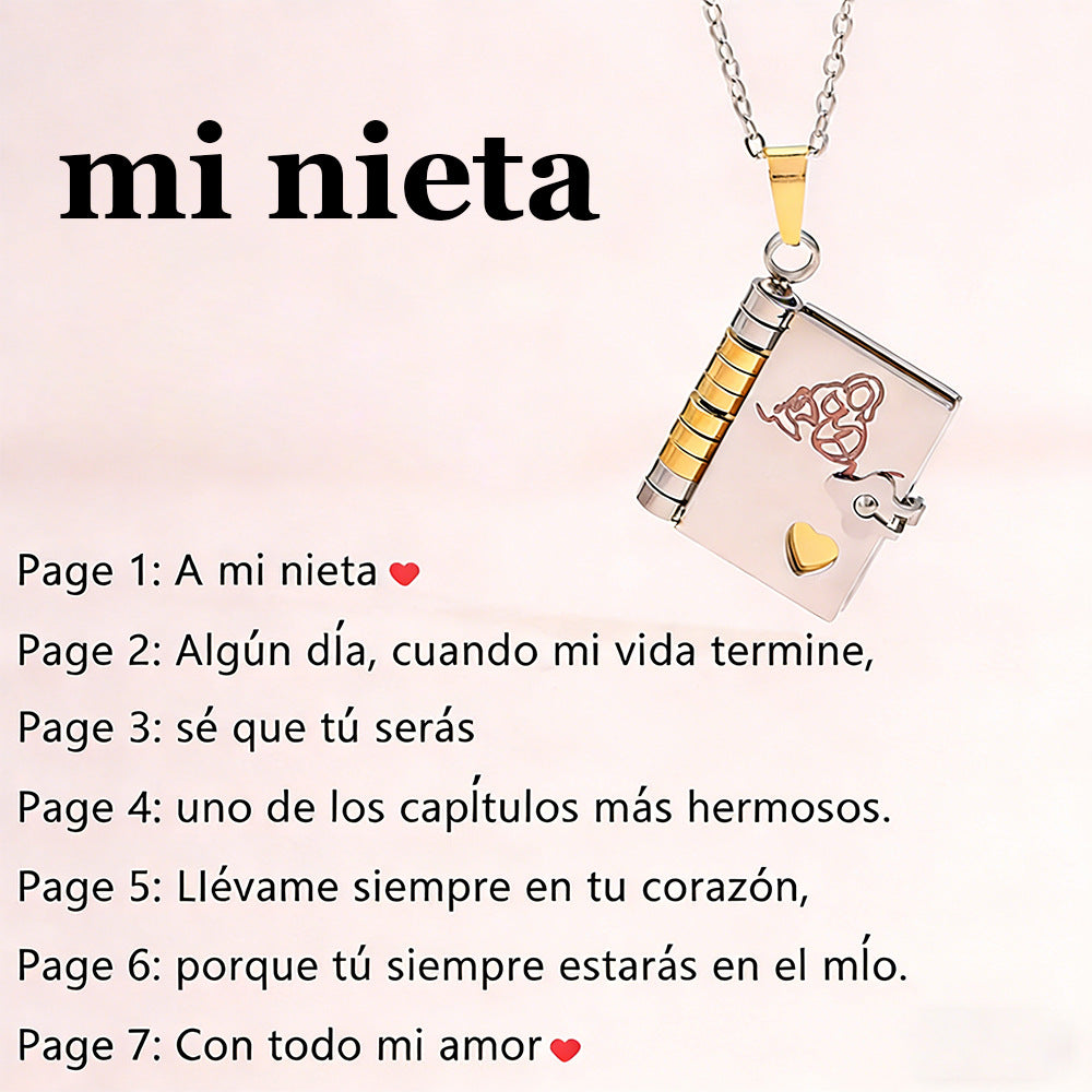 Love Letter Envelope Titanium Steel Necklace