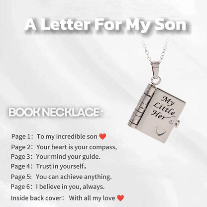 Love Letter Envelope Titanium Steel Necklace