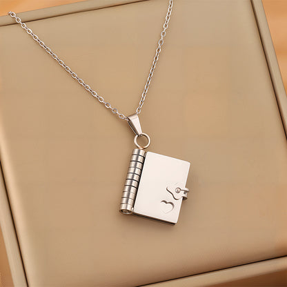 Love Letter Envelope Titanium Steel Necklace