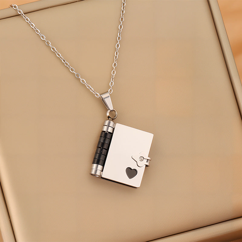 Love Letter Envelope Titanium Steel Necklace