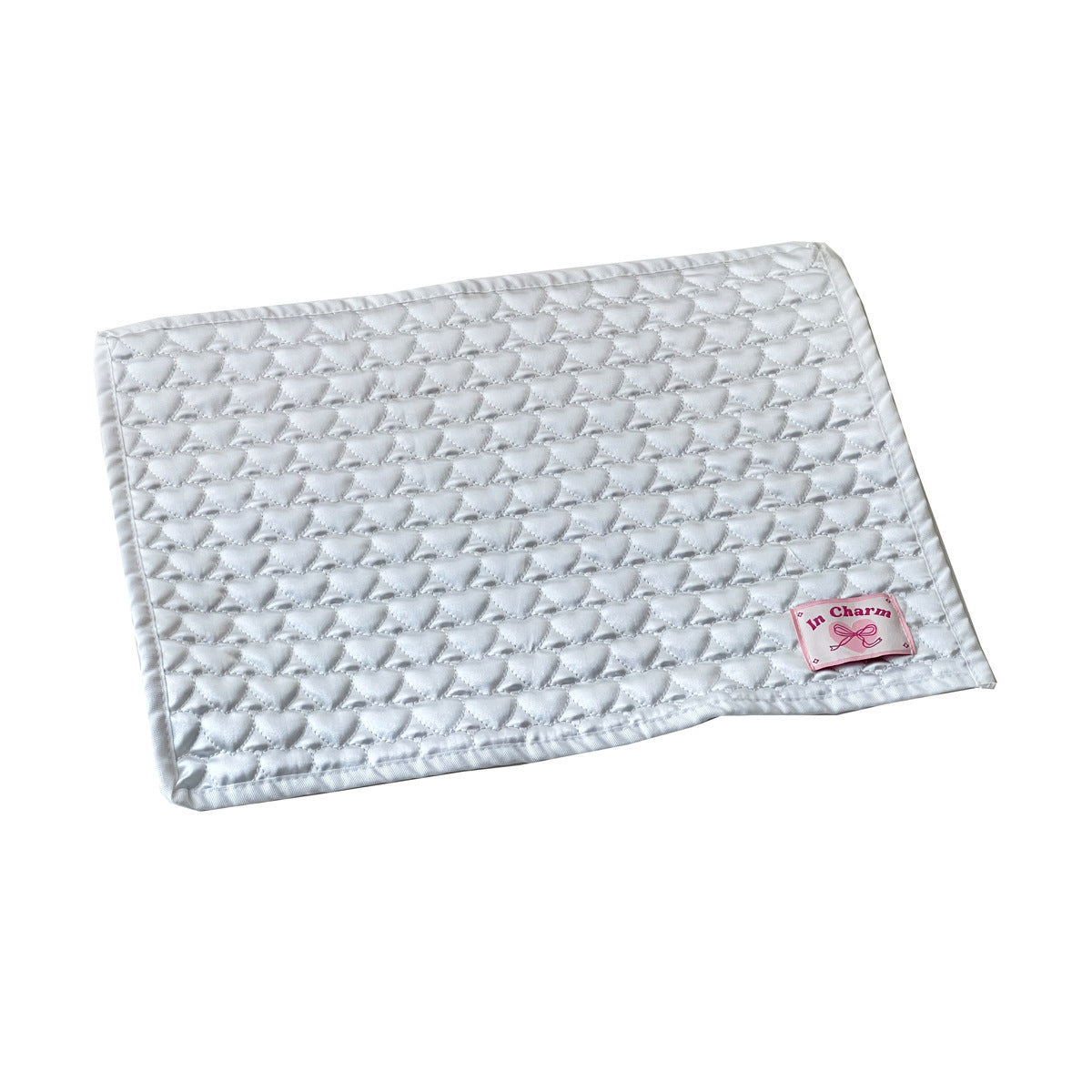 Love Quilted Place Mat Desktop Decorative Background Mat