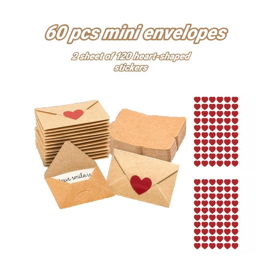 Love sticker greeting card