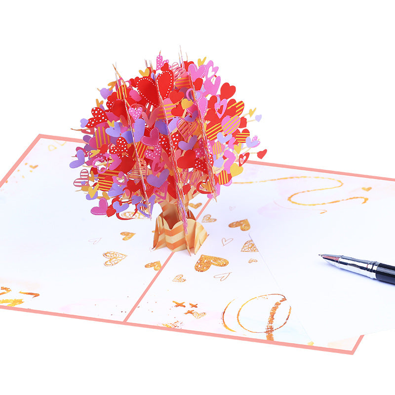Love Tree Three-dimensional greeting card