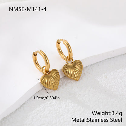 Loving-heart earrings