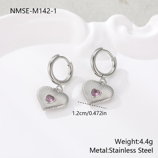 Loving-heart earrings