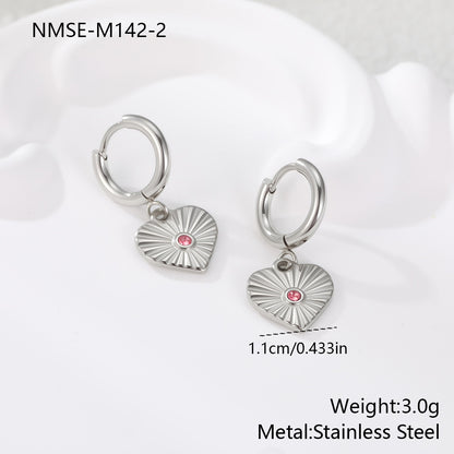 Loving-heart earrings