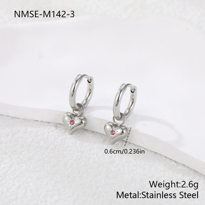 Loving-heart earrings